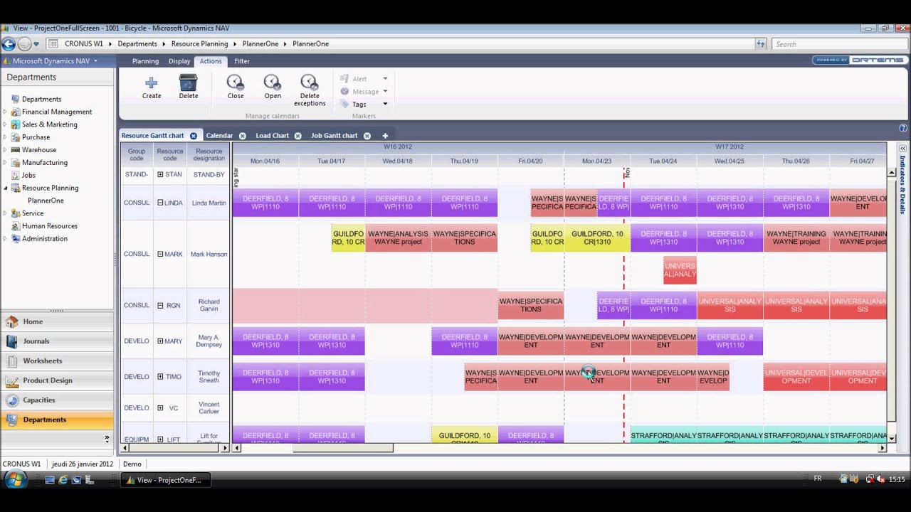 PlannerOne Resource Planner for Dynamics NAV_US - YouTube
