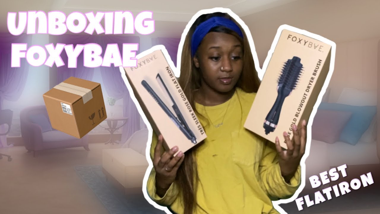 BEST FLATIRON EVER ✨ | FOXYBAE UNBOXING 📦