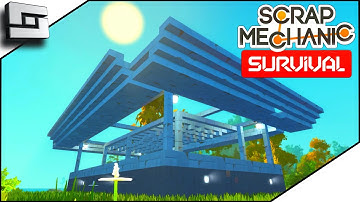 EASY Farming BASE DEFENSE Crusher Design 2.0 In Scrap Mechanic Survival E6