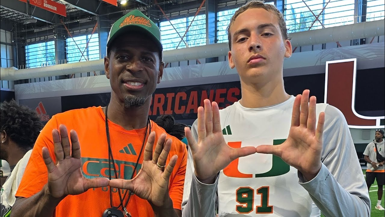 MIAMI HURRICANES FOOTBALL CAMP YouTube