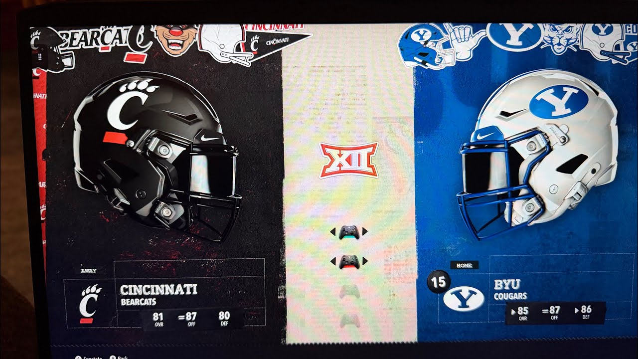 2026 NCAA Football January Madness: 1st Round #13 Cincinnati @ #4 BYU  (Fiesta Region)