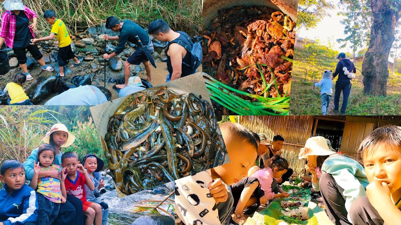 Рыбалка на реке с семьей и друзьями 🤗| @AdilongThonger