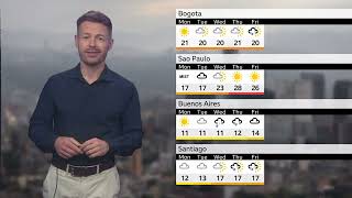 BBC Weather today in SOUTH and CENTRAL AMERICA - August 10th, 2026 News