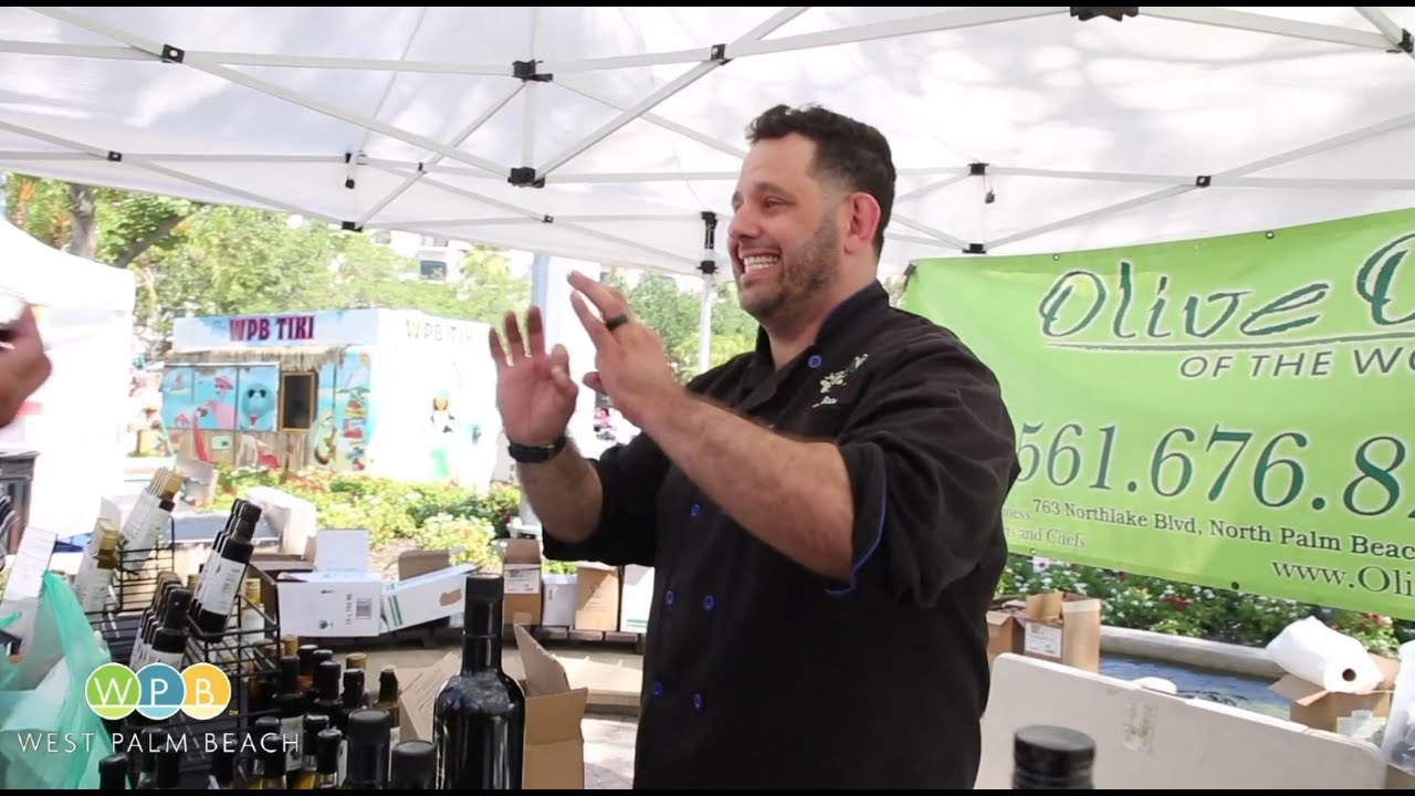 After GreenMarket: Olive Oil of the World's Chef Rasheed - YouTube