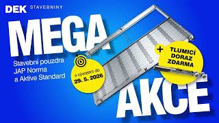 Stavebniny DEK přináší MEGA AKCI – Stavební pouzdra JAP Norma a Aktive Standard