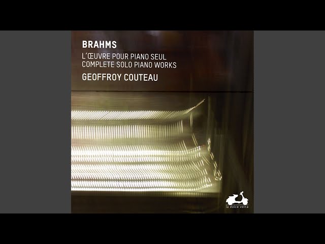 Brahms - Intermezzo op.117 n°2 : Geoffroy Couteau