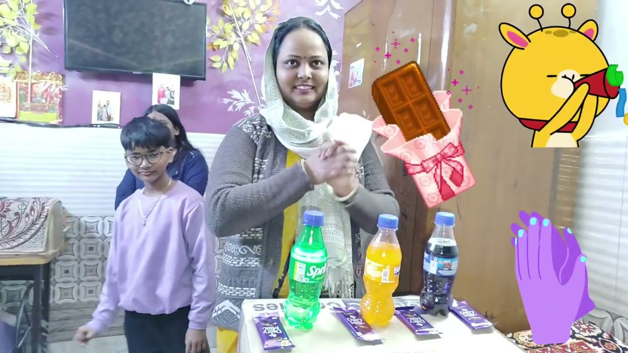 Aaj bacchon ko karai activity 🤪😋😜