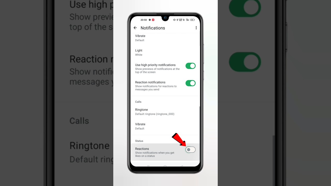 WhatsApp reaction notification kaise off karen | How to turn off reaction notification on WhatsApp