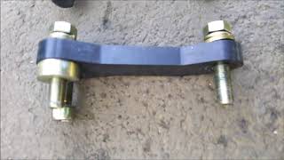 ブレーキキャリパーブラケット比較 グローバル製とヤフオク製