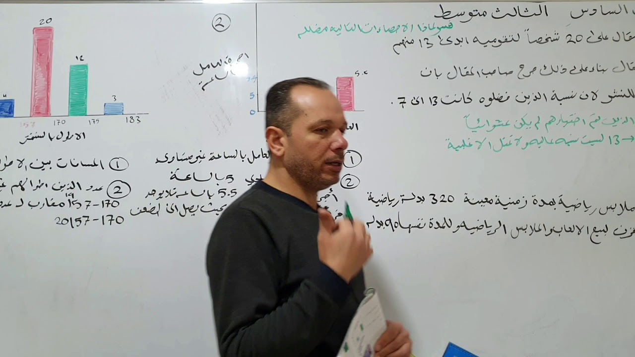 الاحصاءات والبيانات المضلٍلة وحل تأكد من فهمك وتدرب وحل تمرينات ص٧٦