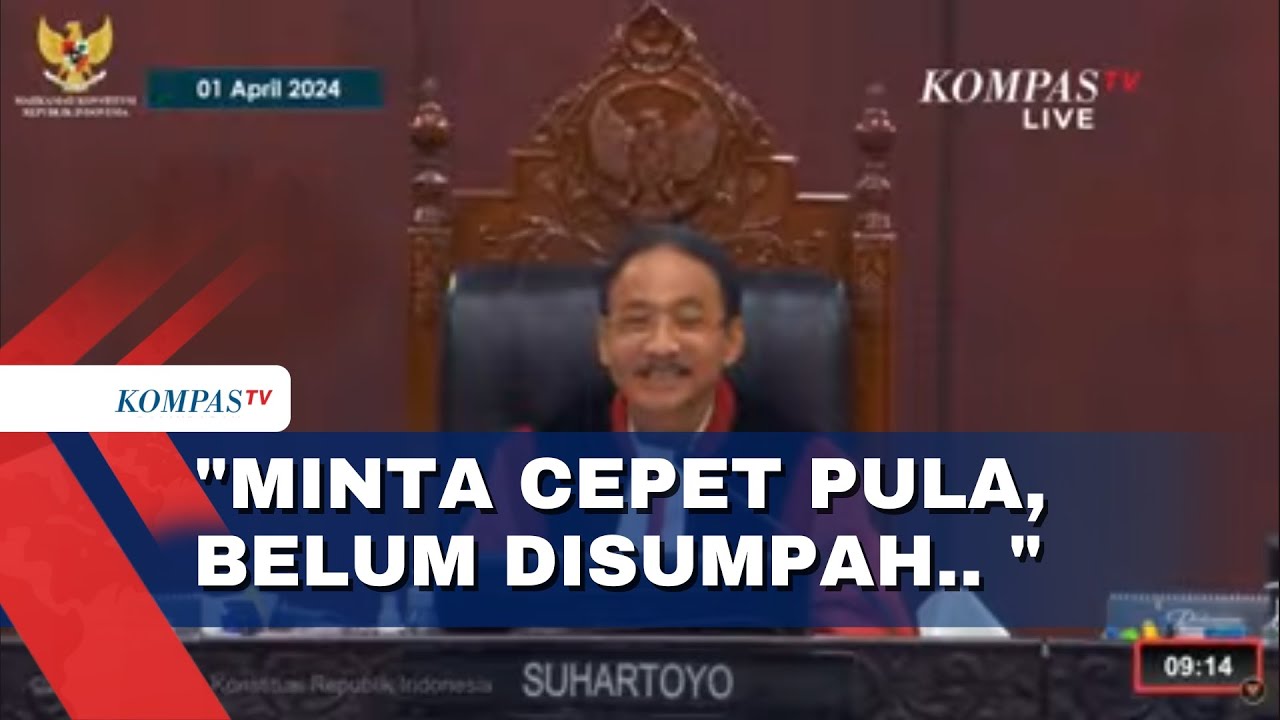 Hakim Sindir Saksi dari Timnas Anies Muhaimin di Sidang Sengketa Pilpres