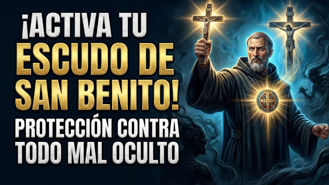 🛡️ ¡Activa tu ESCUDO de San Benito! Protección Contra todo Mal Oculto.