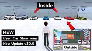 New Used Car Showroom Update - 3D Driving Class 2023 - New Update v30