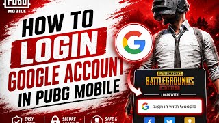 How To Login PUBG Mobile Account l Google Account Login Problem Fix 2026 |Google Login Solution#pubg