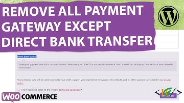 How to Remove All Payment Gateways Except Direct Bank Transfer If Coupon Code Apply in WooCommerce