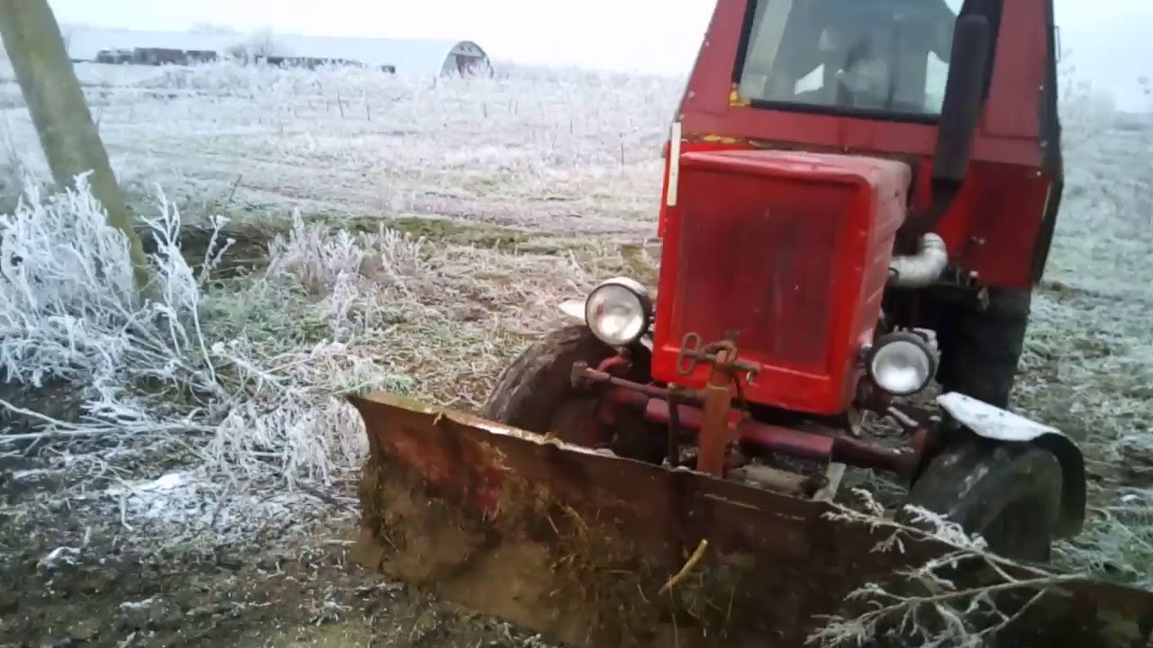 Самодельный бульдозер на т 25