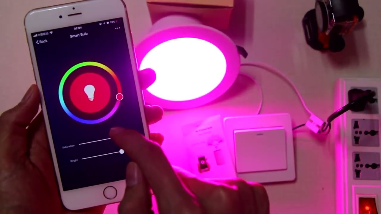 Smart Wifi Recessed Down Light 4" – 10w | RGB + White