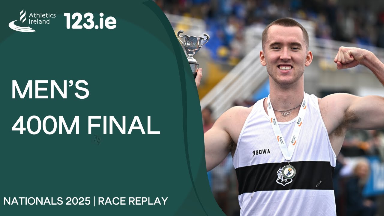 Jack Raftery gets back-to-back titles ┃Men's 400m replay ┃Nationals 2025