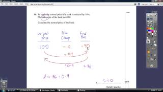 GCSE Maths Revision - How to do Reverse Percentages