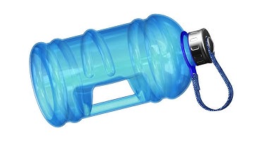 Water bottle 3d modeling in Catia GSD