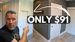 DIY Accent Wall: Eye-Catching for UNDER $100 Diy Accent Wall For Under 100