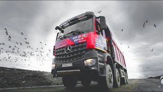 Новый Mercedes Arocs 8x4 с кузовом Wielton. Неодназначный самосвал Мерседес Арокс.