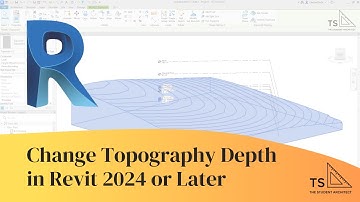 How to Change Topography Depth in Revit 2024 or Later