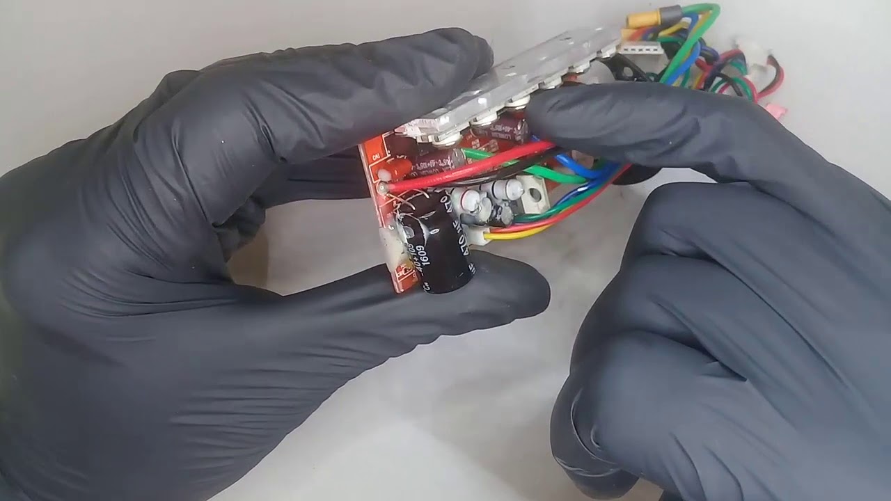 02 Reparación de scooter TIANRUN, motor trancado, controlador con MOSFETs en CORTE.