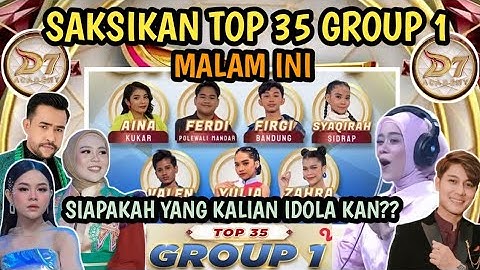 MALAM INI PESERTA GROUP 1 TOP 35 DANGDUT ACADEMY 7 2025 | dangdut academy 7 d