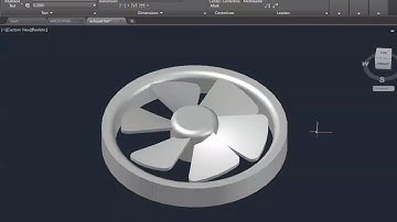 AUTOCAD DRONE FAN 3D MODELING | AUTOCAD TUTORIALS