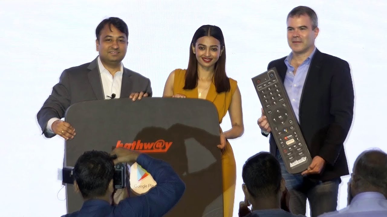 Radhika Apte At The Launch Of Hathway Play Box India's First Online OTT