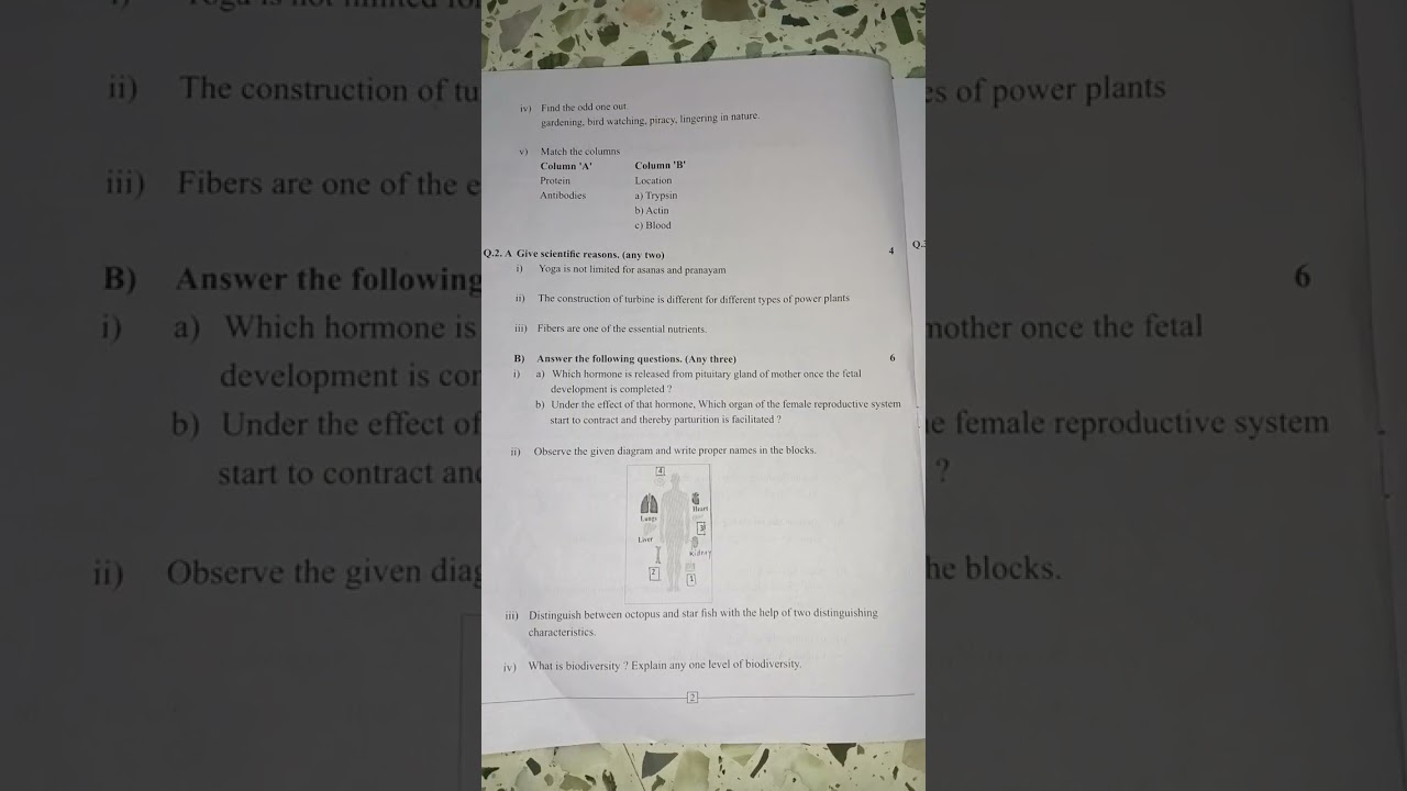 |JK study |10th class| special rehearsal examination |Science and Technology part 2 |