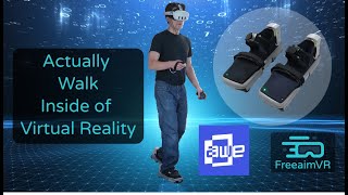 Freeaim VR shoes update! We're going to AWE + support frames + UEVR injector