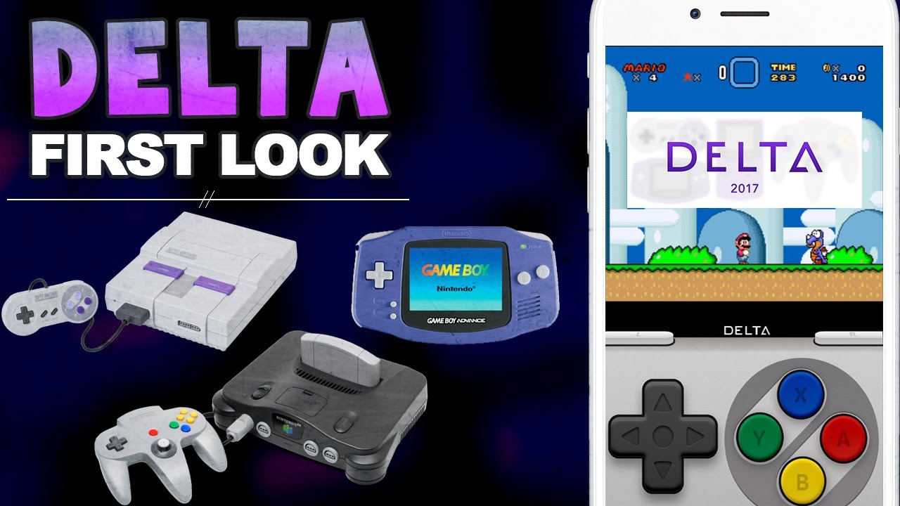 First Look Delta Emulator For Ios Gba N64 Snes All In One Emulator For Iphone Ipad Ipod Youtube