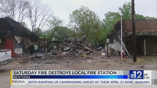 Bentonia Fire Department destroyed during fire
