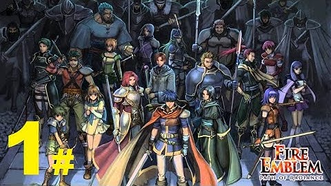 Fire emblem Path of Radiance blind playthrough part 1.