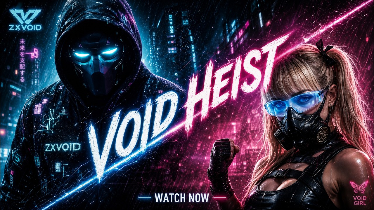 YouTubeでZXVOID — VOID HEIST | Official Music Videoを視聴 YouTubeでZXVOID — VOID HEIST | Official Music Videoを視聴