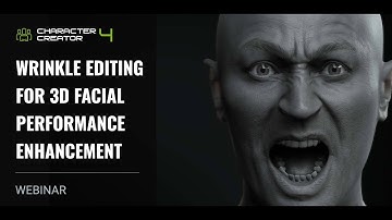 [Webinar] Wrinkle Editing for 3D Facial Performance Enhancement