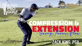 Compression & Extension in the legs of your golf swing | Golf Instruction | King Pro Golf Coaching