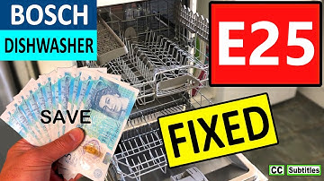 Bosch vaatwasser E25-foutcode en filterreiniging voor maximale efficiëntie