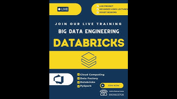 Big Data Engineering Live Training with Databricks – led by Dr. Sachin Saxena!