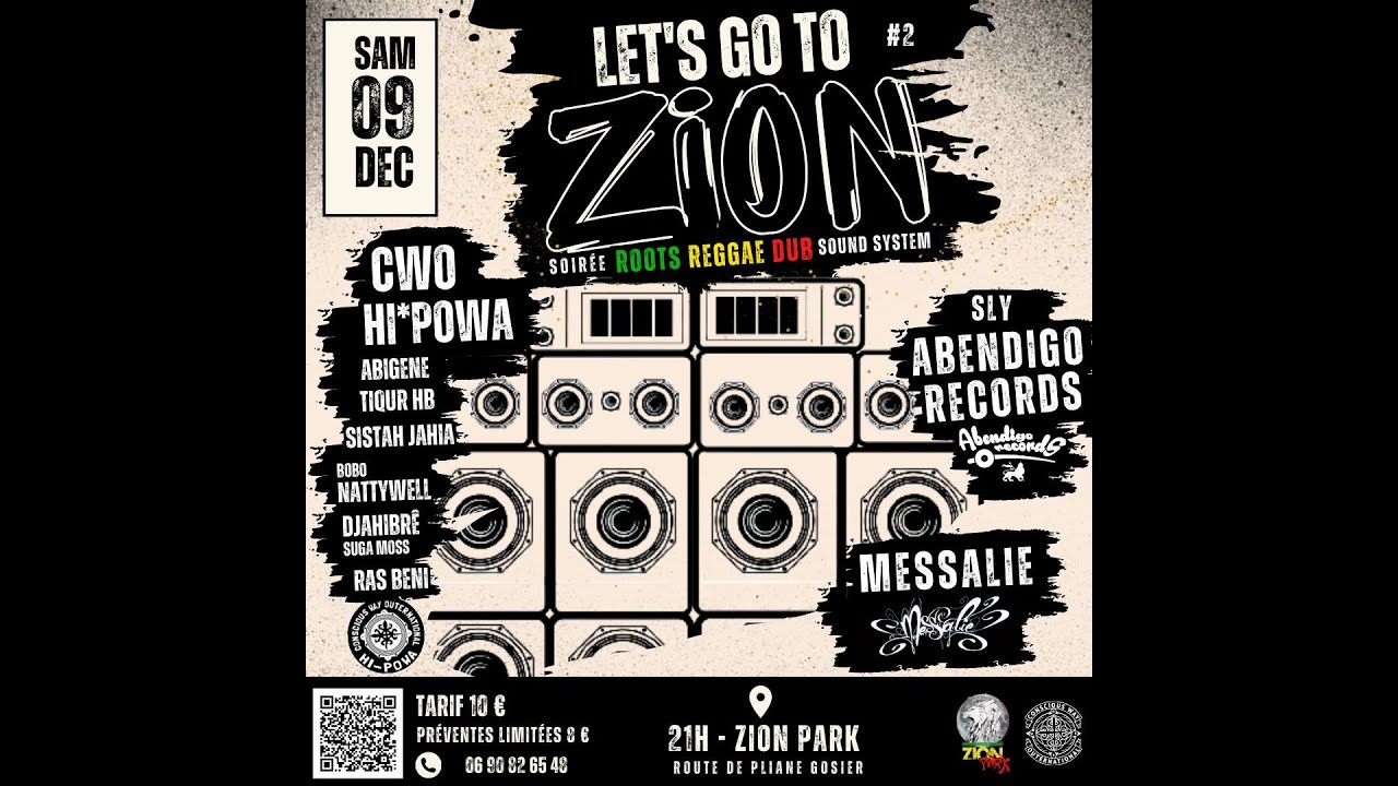 Conscious Way Outernational Hi Powa ft Sly Abendigo & Messalie [Audio] - Guadeloupe Dec2023