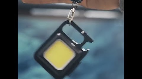 Rechargeable Keychin Light | Waterproof Mini COB Flashlight | Pocket Working Light