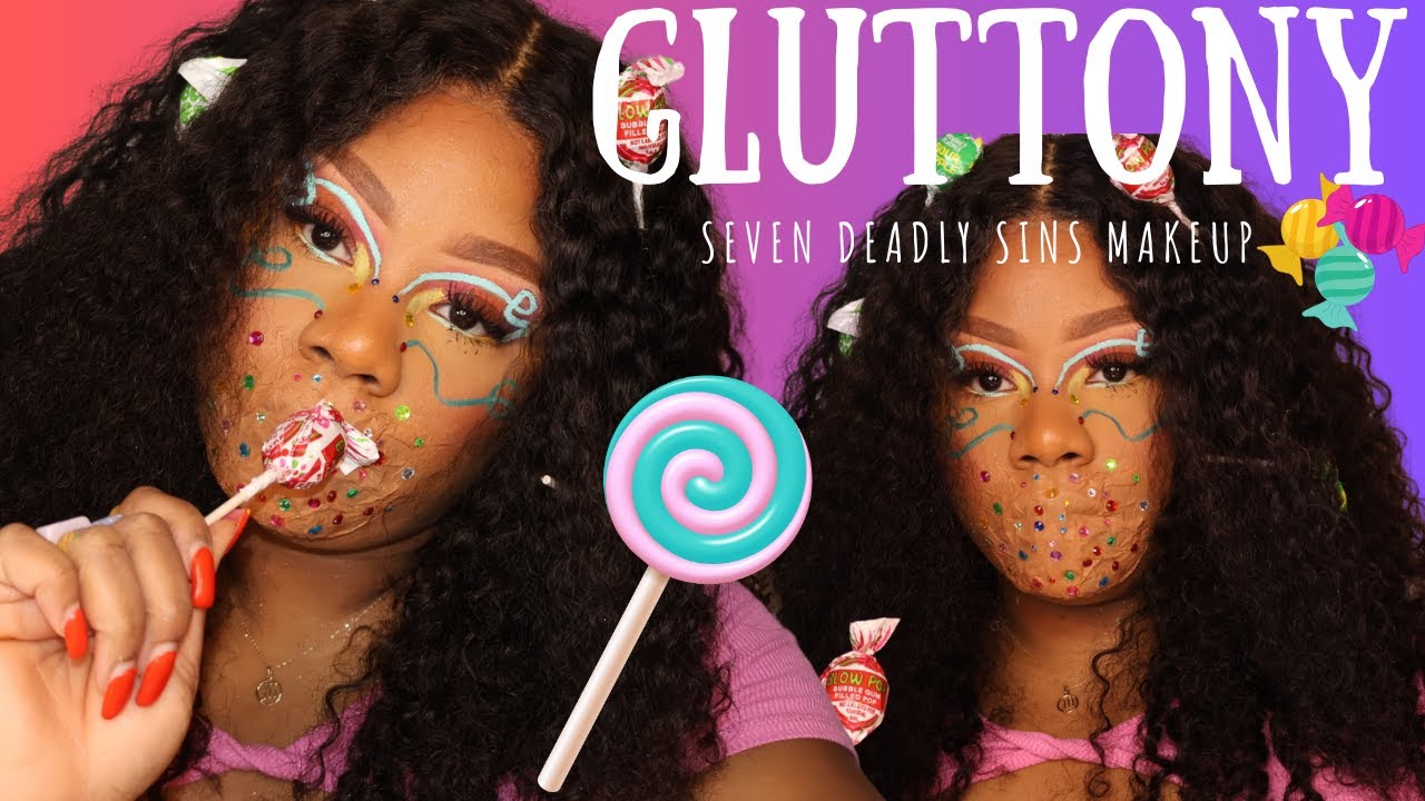 GLUTTONY Makeup Look 🍭 | 7 Deadly Sins Series (Day 2)