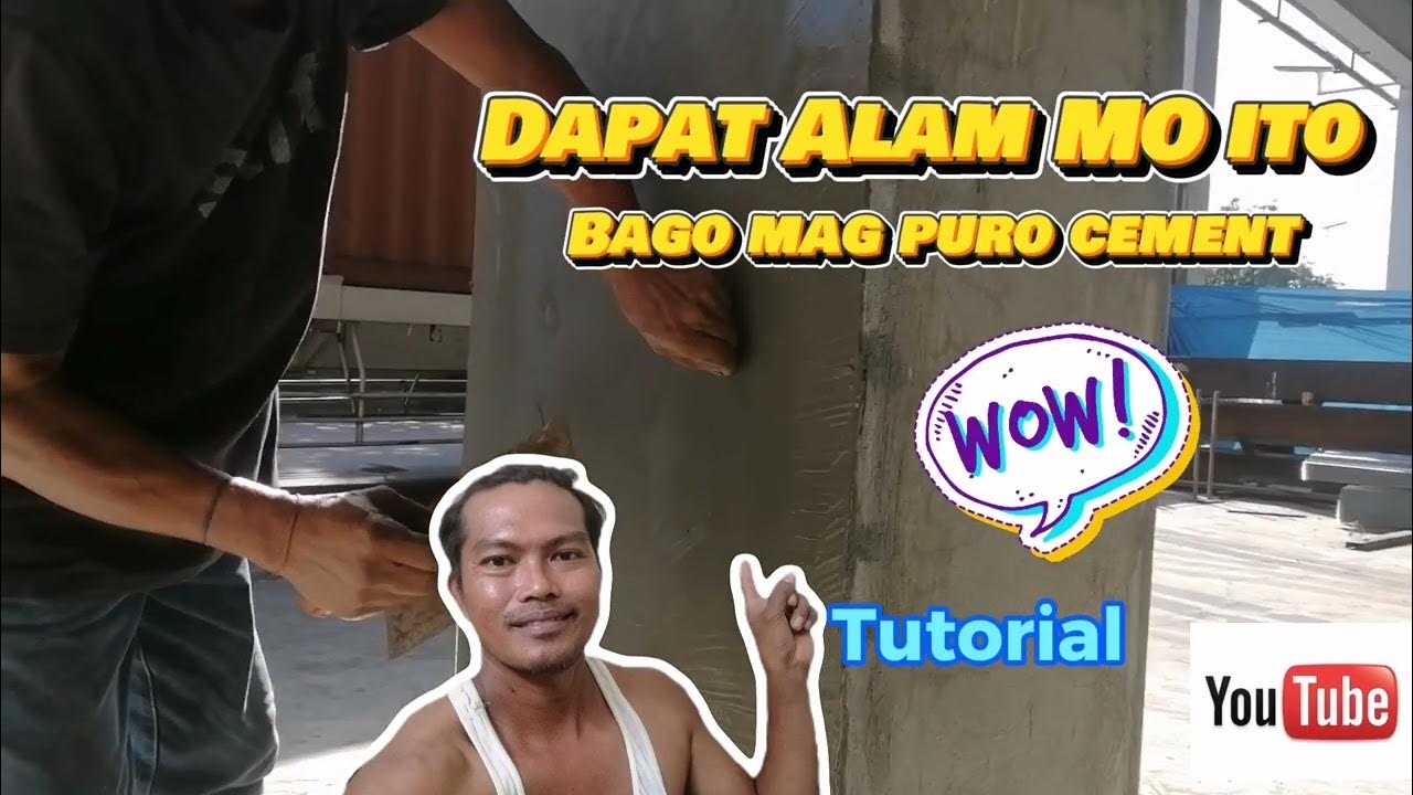 how-to-finish-cement-paano-mag-puro-nang-puro-pusti-step-by-step