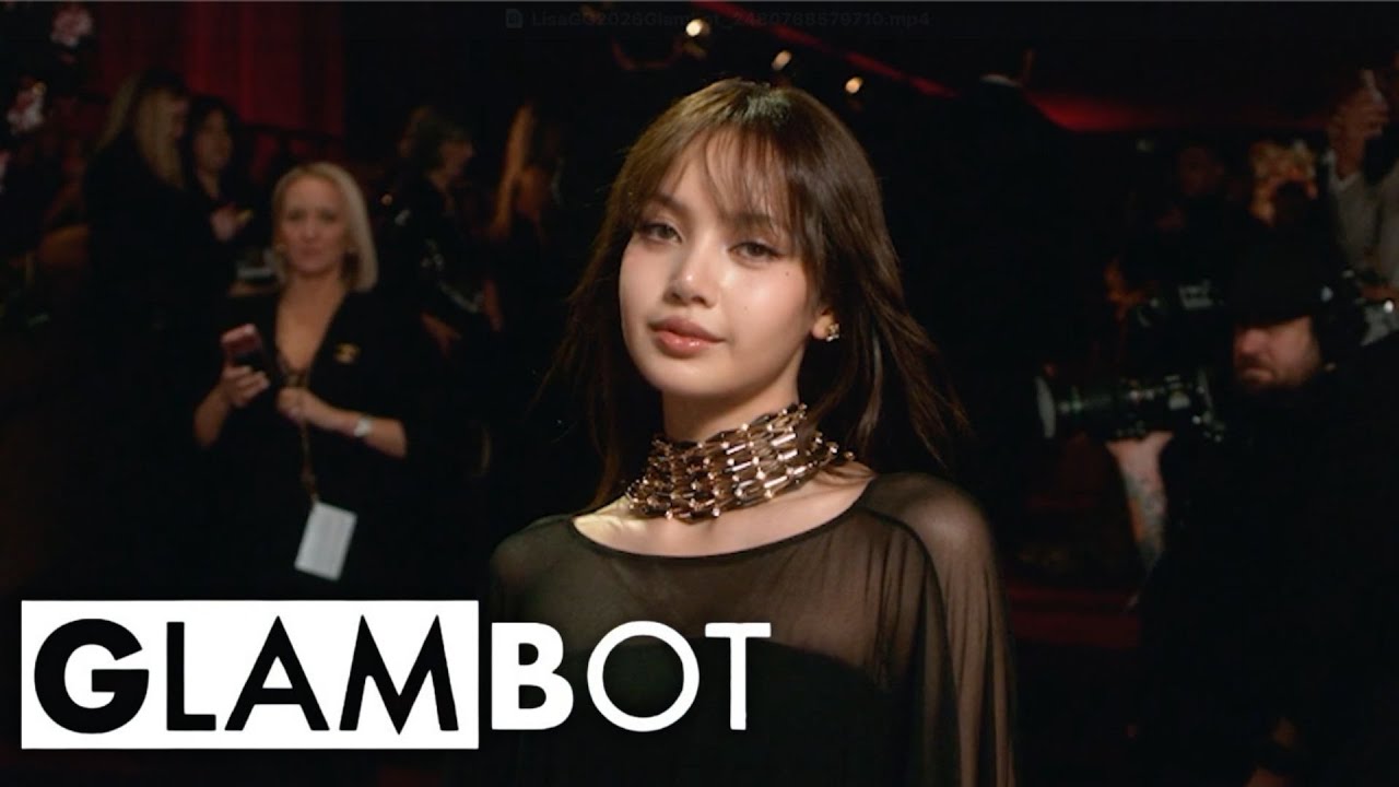 GLAMBOT: BLACKPINK's Lisa | Golden Globes 2026 - YouTube
