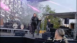 Jenny Berggren from Ace of Base 'The Sign' live in Gyor, Hungary 2023