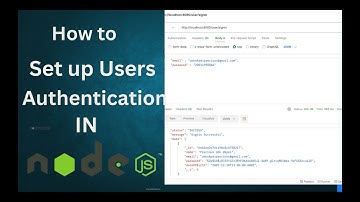 How To Create a Node.js Login System Backend with Express and MongoDB!! (Nodejs tutorial)