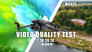 Mavic 3 Pro video and photo quality test 1x 3x 7x