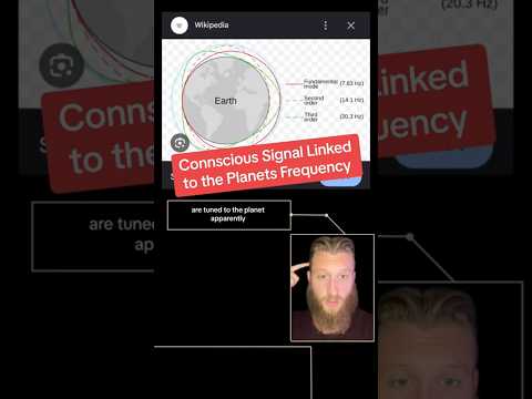Conscious Signal Linked to the Planets Frequency